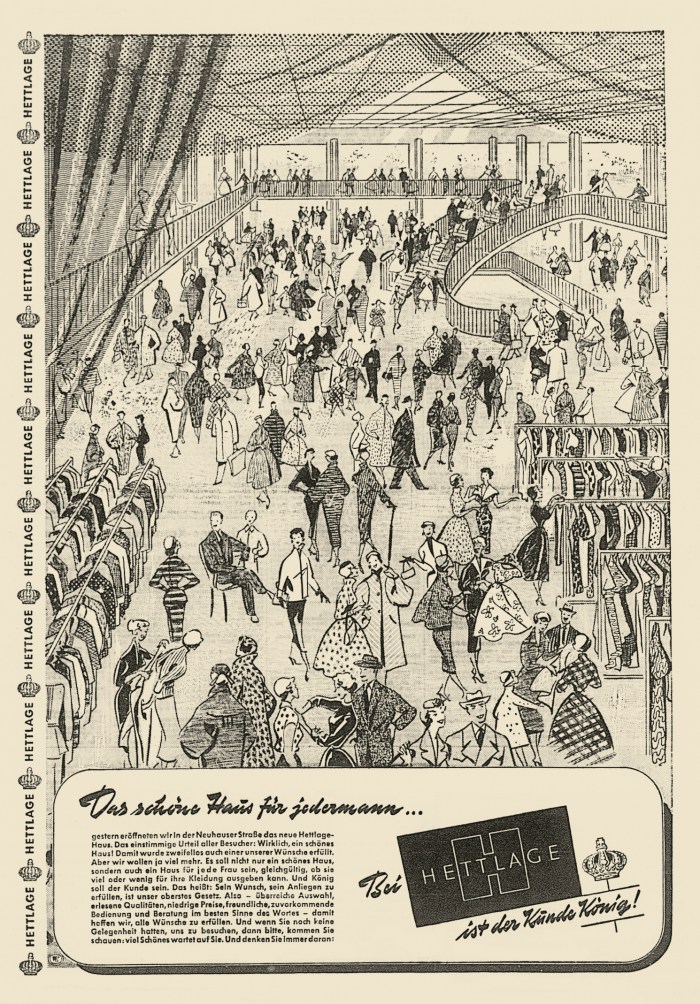 Hettlage Eroeffnung 1954