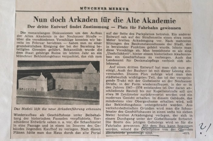 MM Alte Akademie 28.9.1951