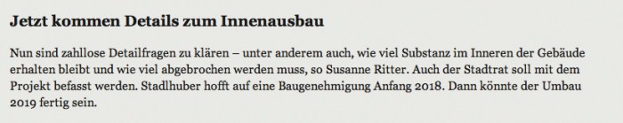 wieviel muss abgerissen werden